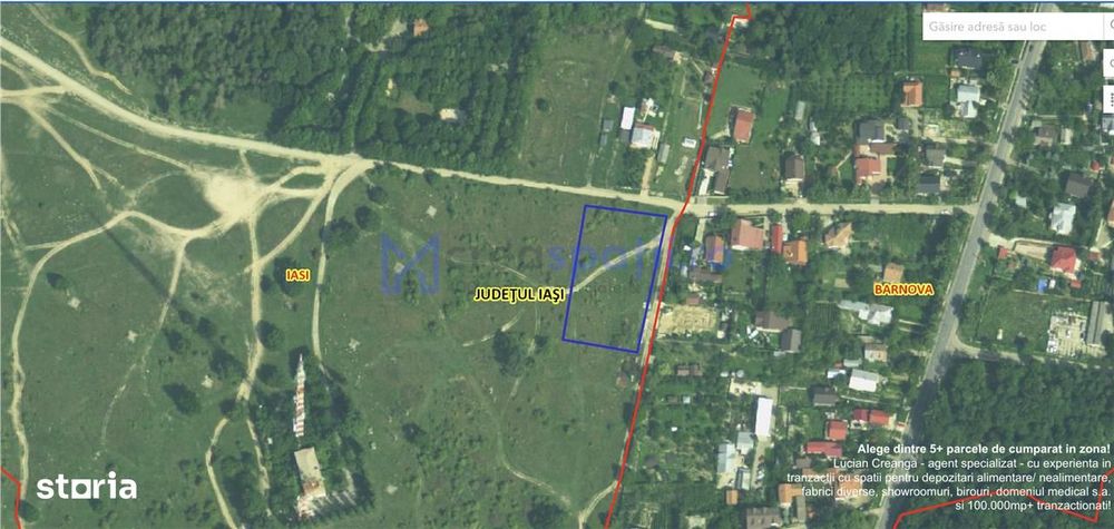 Teren pe platou Bucium, construibil, 4000mp