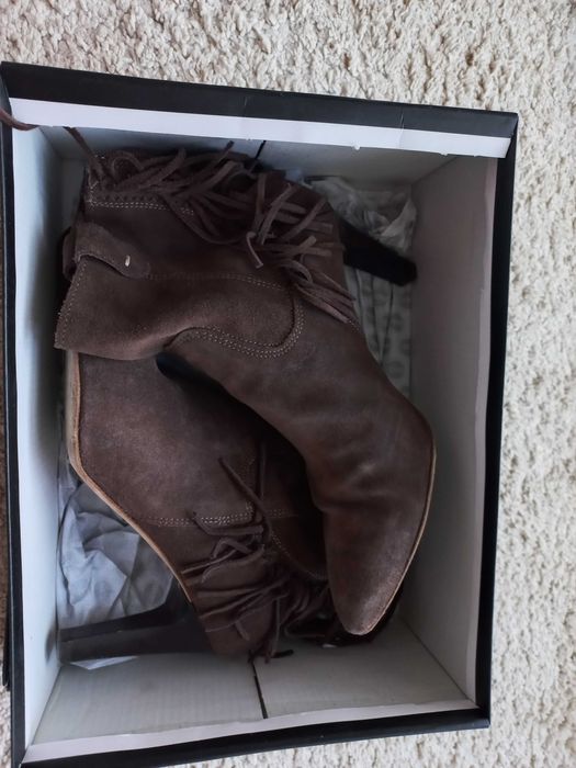 Botine piele intoarsa (37)