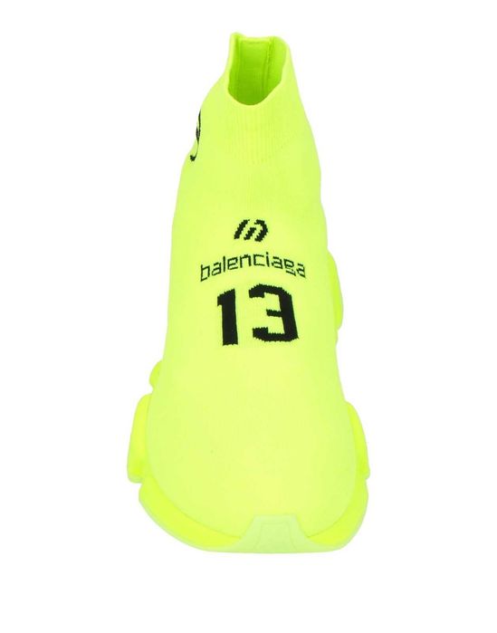 BALENCIAGA Speed Soccer Sneakers Neon Yellow High Top маратонки тип чорап, номер 42, Made in Italy, оригинални!!!
