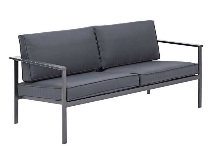 Set mobilier gradina, pentru 4 persoane, gri antracit