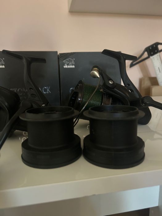 2 mulinete okuma custom black de 6000