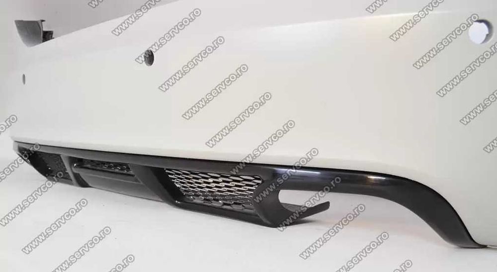 Prelungire spoiler tuning sport bara spate Audi A6 C6 4F ABT Sedan S line RS6 S6 2004-2008 ver. 2