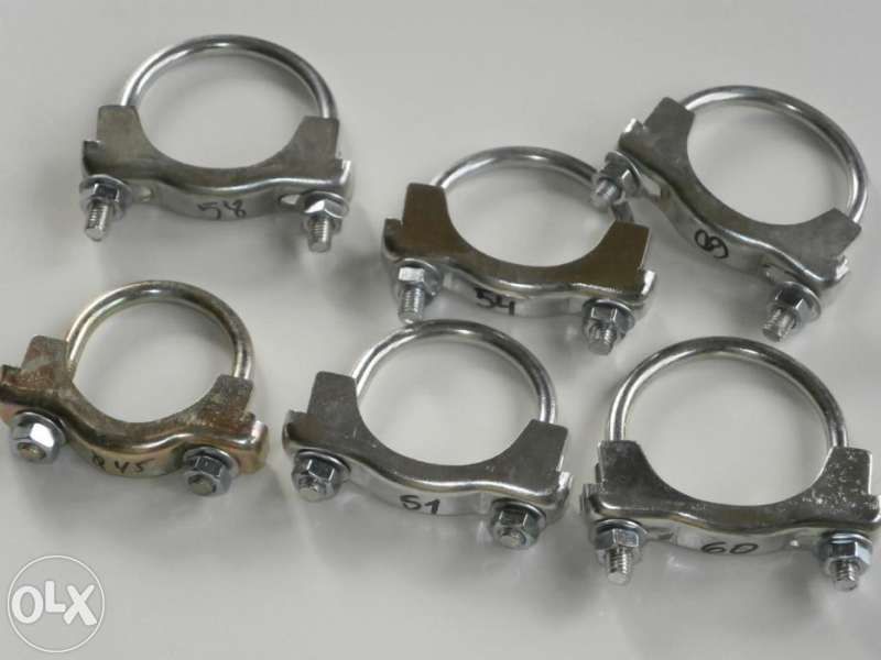 Скоби за ауспух, U образни, всички размери.