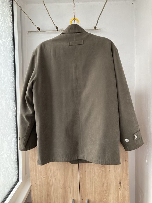 Pardesiu /palton barbati cu mesada detasabila, XXL, verzui