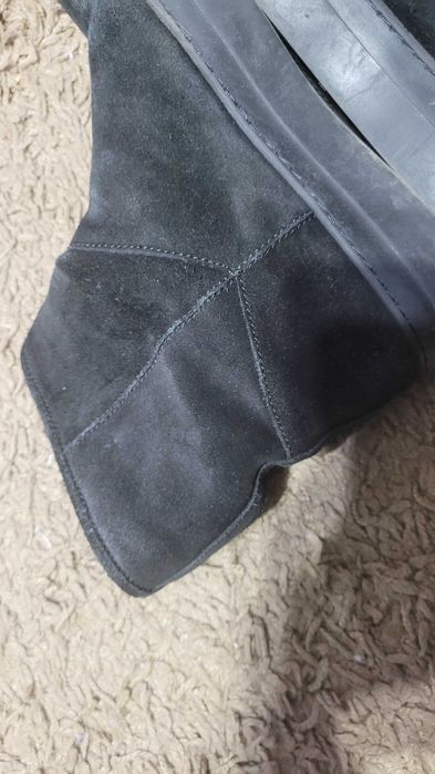 Cizme Anna Cori, negre, piele, 38
