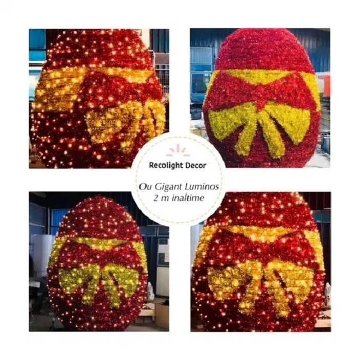 Iluminat Festiv Paste, decoratiuni luminoase Paste, figurine luminoase