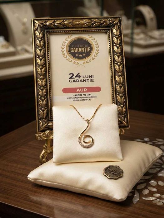 (AG41) Colier aur, 18k B8222 Certificat de garantie