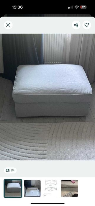 taburet ikea cu ladă