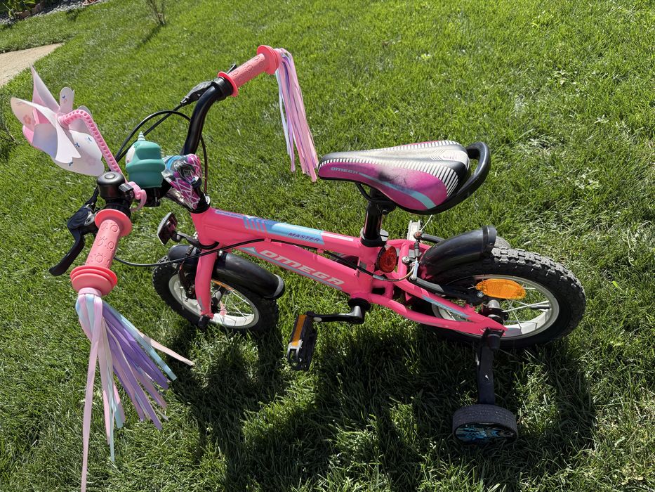 Bicicleta copii, fetite, roz