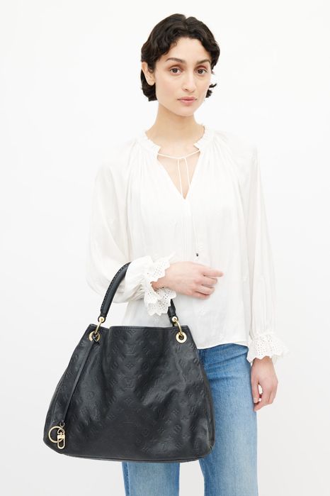 Louis Vuitton Artsy Monogram чанта от ествествена кожа