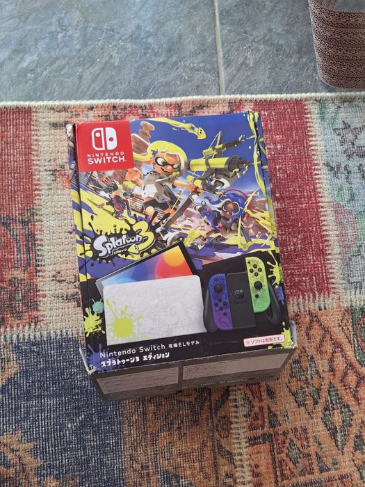 Nintendo switch oled splatoon 3 edition