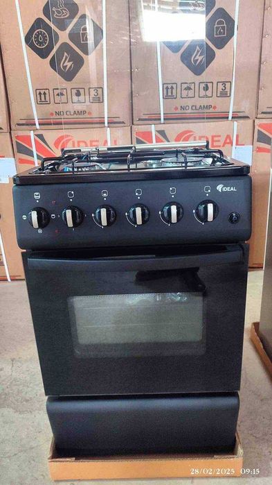 Газовая плита Ideal конфорки oбъем+ Доставка