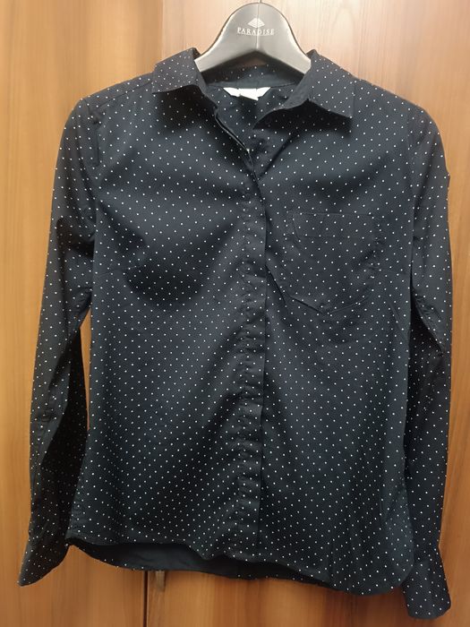 блузка красивая в горошек