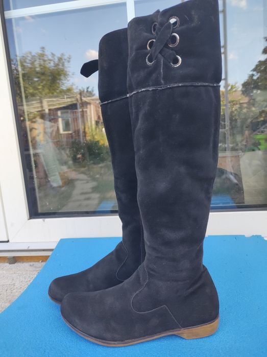 Cizme dama piele intoarsa sau nabuk 36