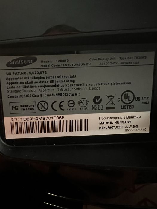 Телевизор/Монитор Samsung