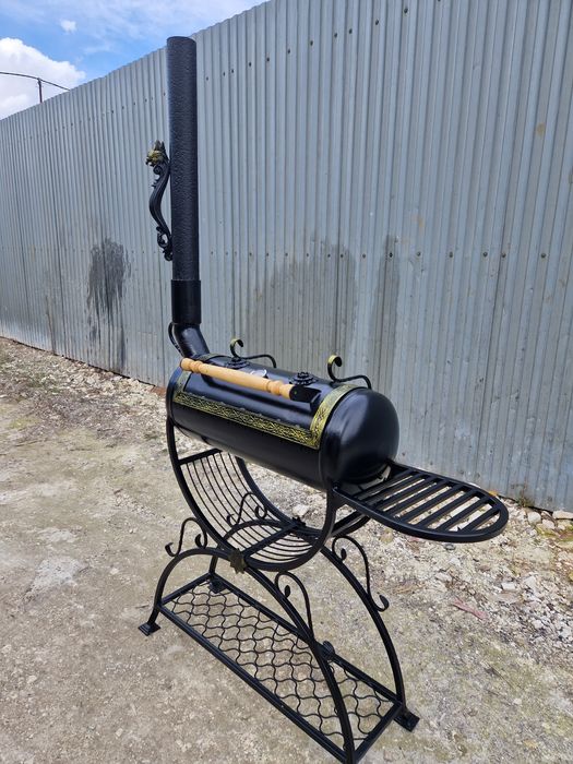 Мангал барбекю с шампурами