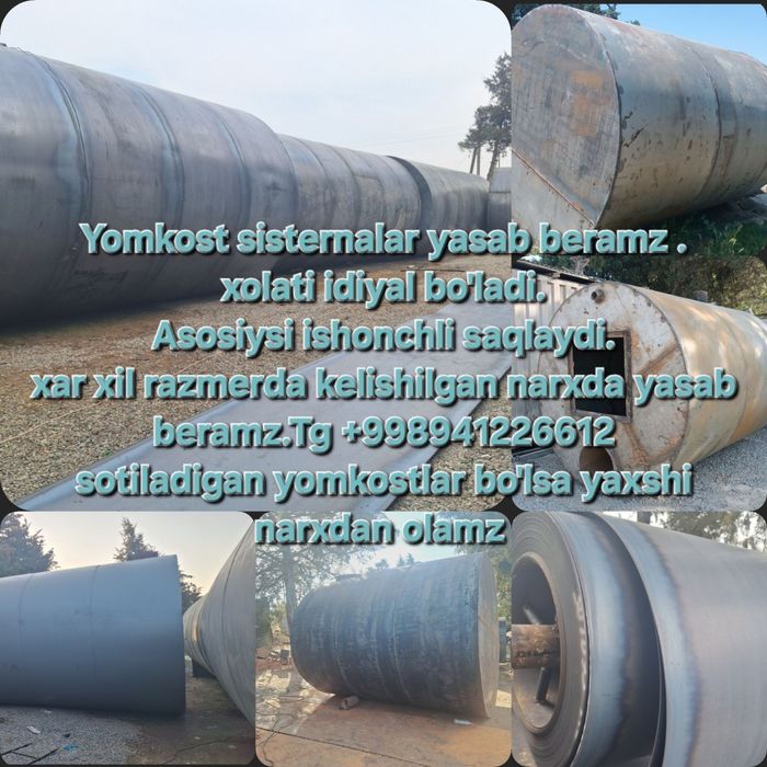 Sisterna yomkostlar yasab beramz xolati ideal a