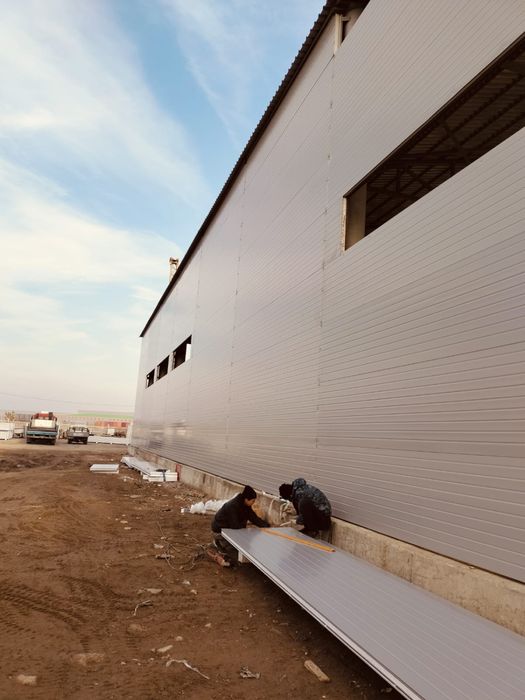 Сэндвич панели  монтаж МК