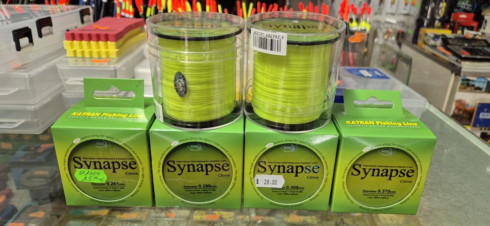 Корда за шаран KATRAN SYNAPSE CITRONE 1000м.
