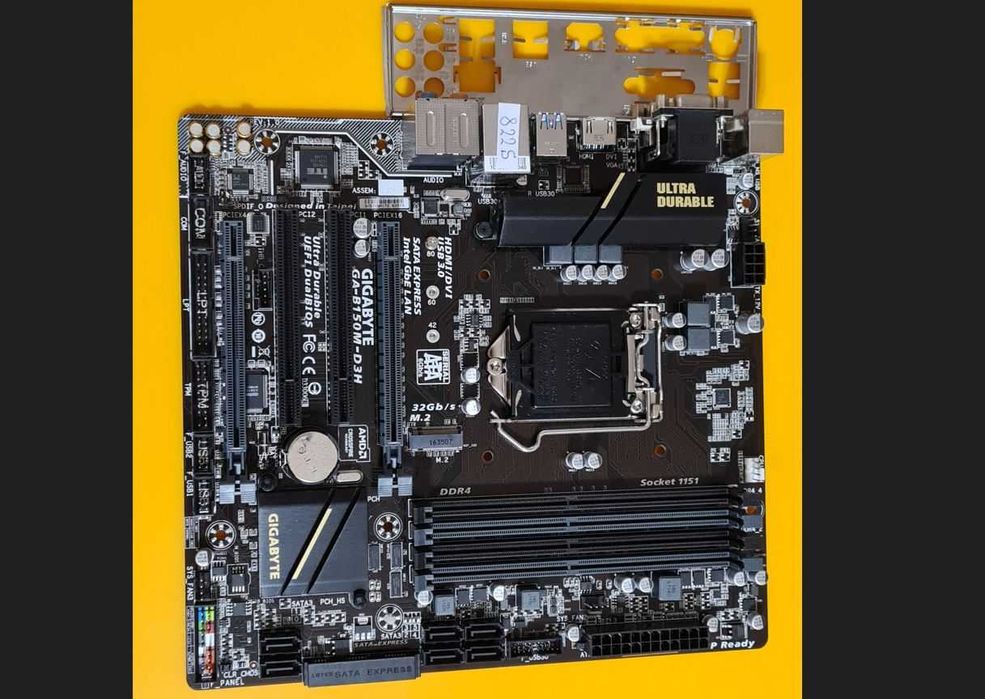 822S.Placa De Baza Gigabyte GA-B150M-D3H,4xDDR4,Socket 1151,Gen6-Gen7