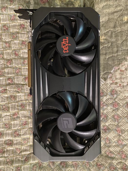 Продам Powercolor Rx6600XT OC DEVIL RGB