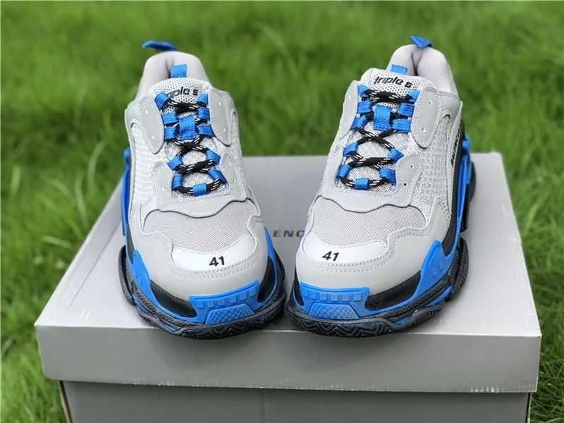 Balenciaga Triple S - Black/Dark Green/Blue