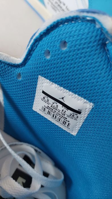 Jordan 1 off-white unc sneakers adidasi nike 42