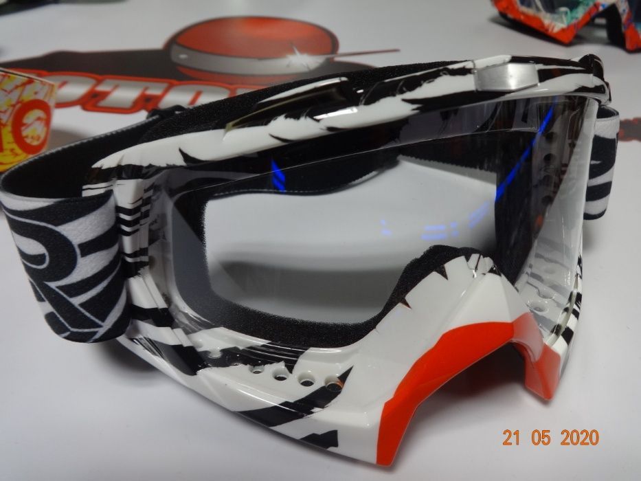 Очила за мотокрос крос ендуро маска прозрачни мото мотор