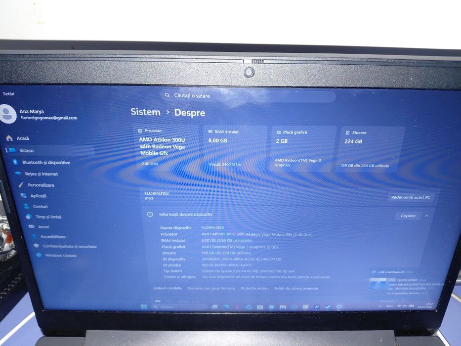 Laptop Lenovo Fara o tasta
