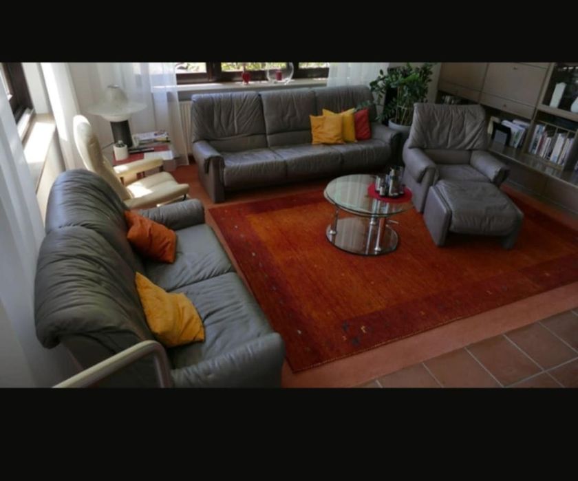 Диван, холна гарнитура естествена кожа!!