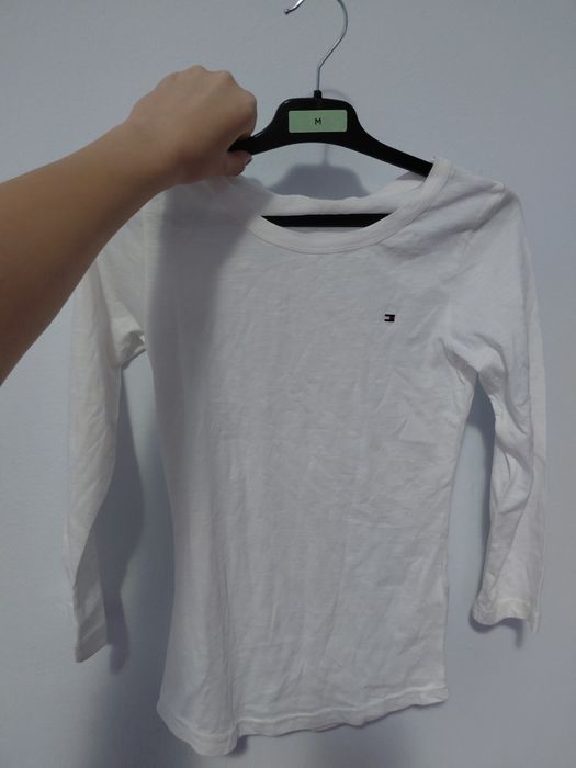 Bluza alba Tommy Hilfinger