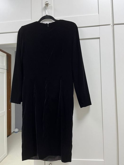 Rochie neagră catifea