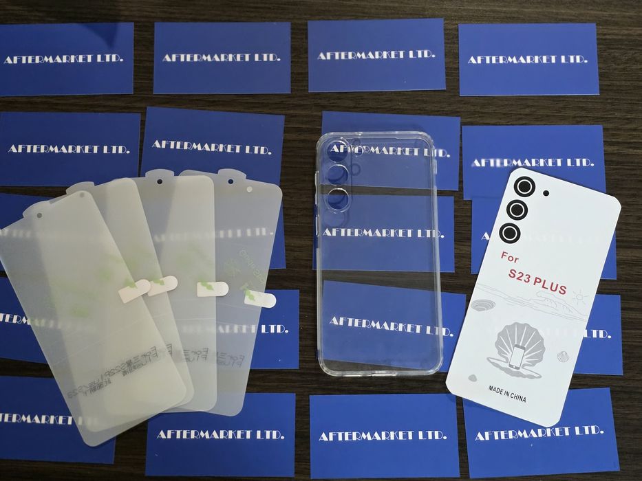 Кейс и протектор за Samsung S23 Plus +