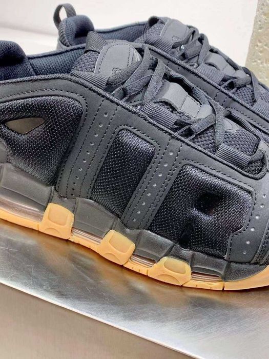 Нови мъжки маратонки Nike Air More Uptempo Low "Black/Gum