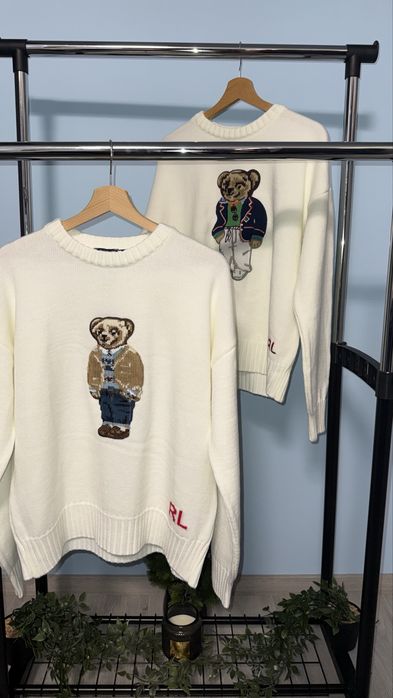 Луксозен пуловер Polo Ralph Lauren Bear M
