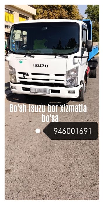 Вывоз строительногомусора musir olip ketish xizmati ISUZU