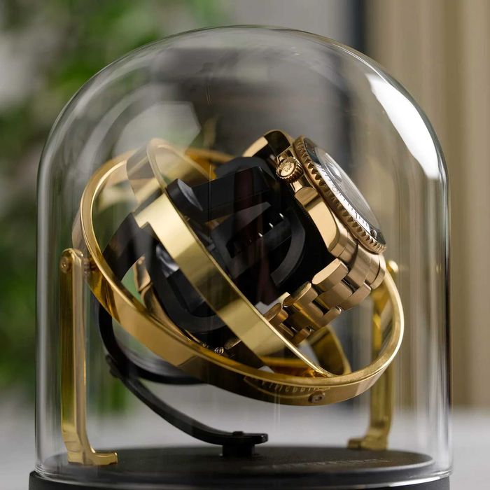 Виндер для часов Gyroscope Single Slot Watch Winder - Saturn