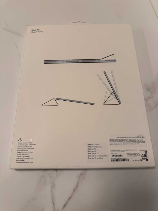Husa de protectie Apple Smart Folio - iPad Air 13" - Charcoal Gray ! NOU !