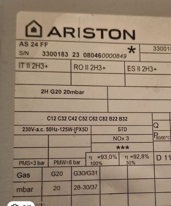 Piese Ariston AS 24 FF