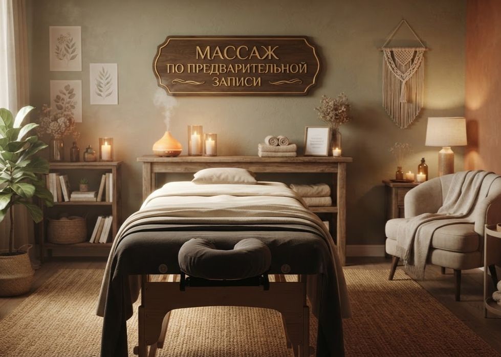 Массаж от сертифицированного мастера