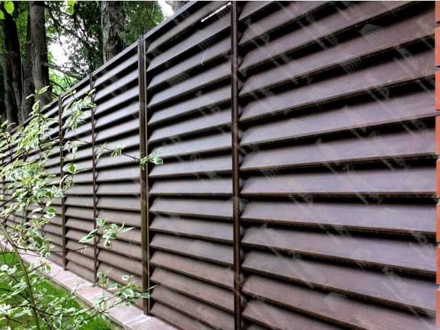 Забор жалюзи от производителя