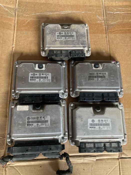 Компютър еку ecu електронен блок двигател Ауди А4 1.9тди 116кс AJM