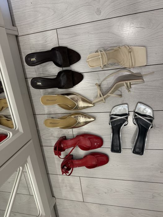 Обувь zara mango летняя