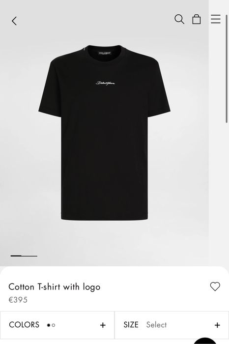 Оригинална мъжка тениска Dolce & Gabbana