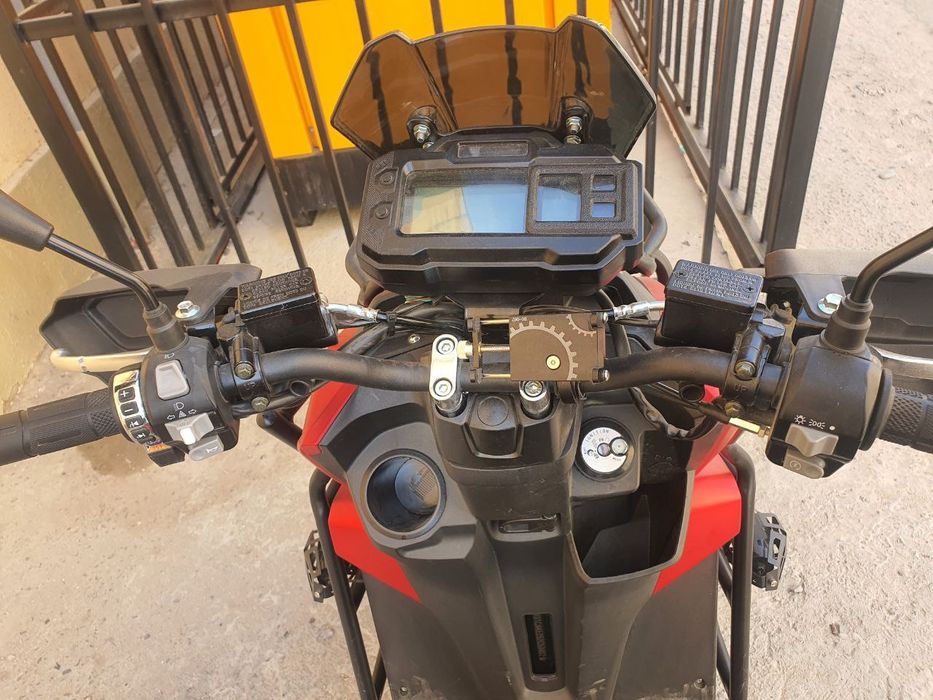 TANK skuter benzinli qizil