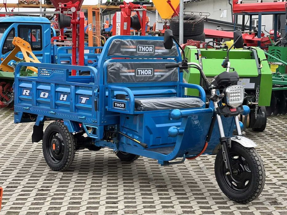 Triciclu electric Thor CityECO2 cu 2 locuri Agramix
