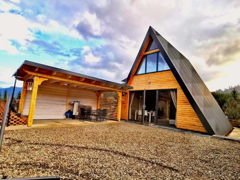 Cabane din lemn A-FRAME