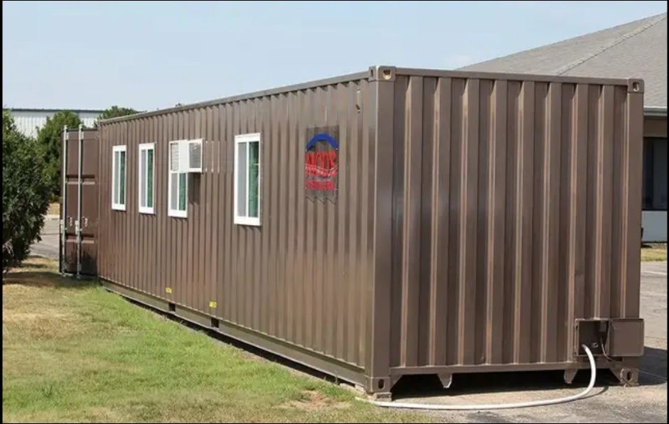 Из Кантейнер дом кафе душ+туалет качественно