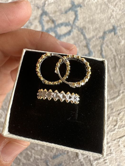 Алтын жалатылған күміс шипы кәзір трендтте