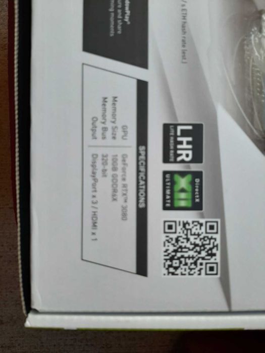 Видео карта GEFORCE RTX 3080 , SUPRIME X , 10GB , GDDR6X